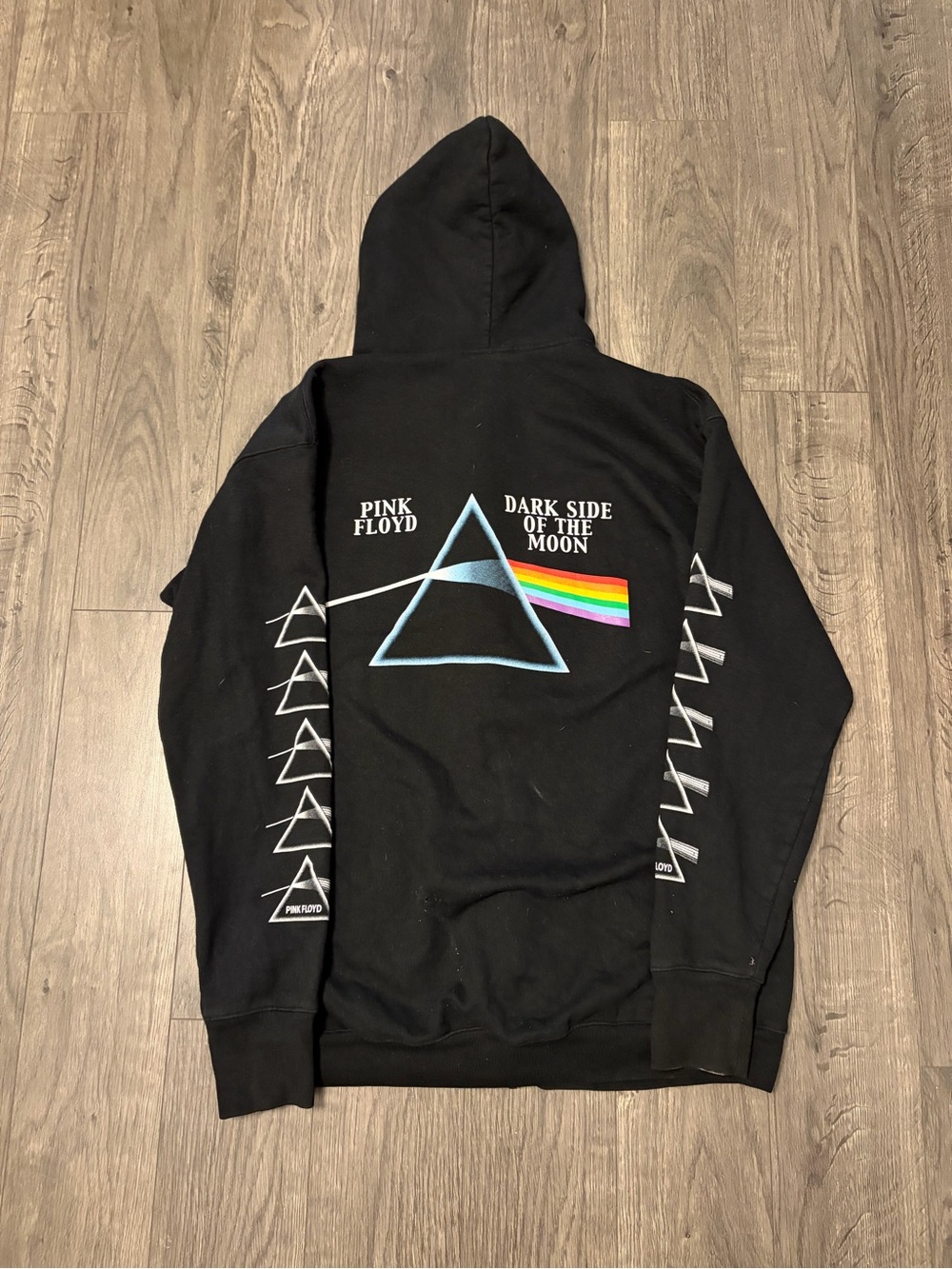 Vintage 90s Pink Floyd Dark Side of the Moon Black Hoodie